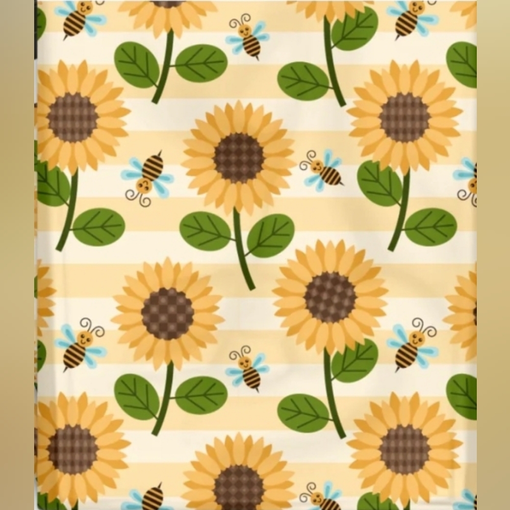 Set of 30 10x13 Sunflower & Bee Poly Mailers